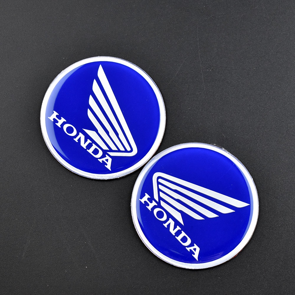 (Azul) Gel 3D + Honda Liga Banhado Tanque De Combustível Logotipo Da Motocicleta CBR600RR CBR1000RR Etiqueta Do CBR Wing