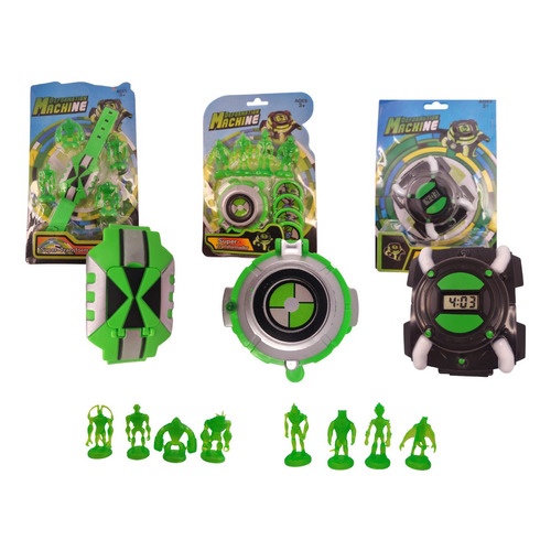 Kit 03 Relogio Ben 10 Onimitrix Ominiverse lancador Ben 10 Aliens em Oferta na Shopee
