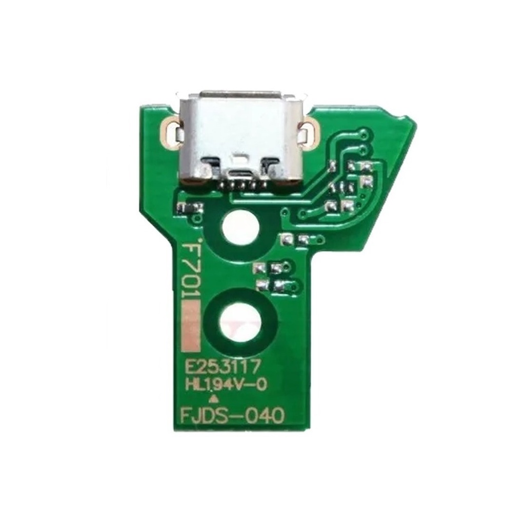 Kit Reparo Controle do Ps4 Placa Usb Carregamento Jds-040 + 2 Cabo Flat 12 Vias — imagem 2 de 2