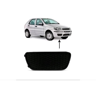 GRADE MOLDURA PARACHOQUE FIAT PALIO/ SIENA/ WEEKEND 04/10 PRETA SEM FURO LADO DIREITO
