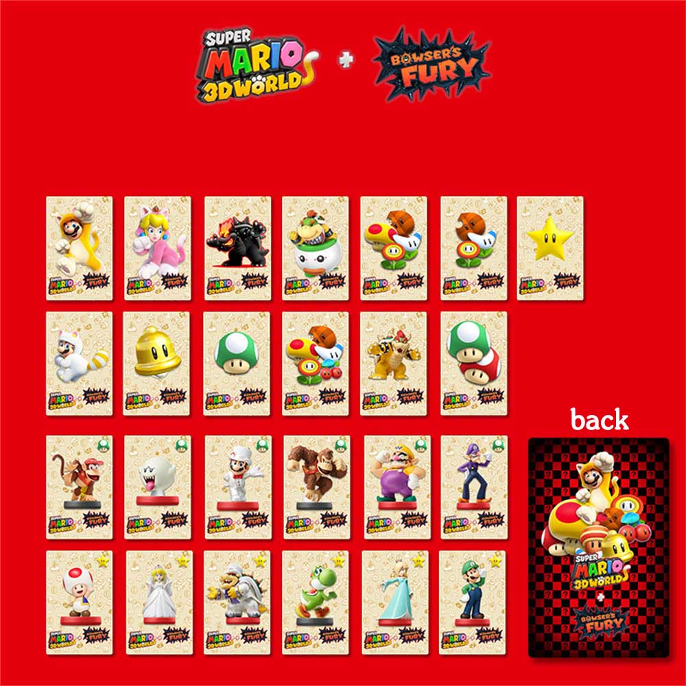 10/20/25 PCS/Set Switch Mario Kart 8 Deluxe Amiibo Card NFC Tag Cards Mini amiibo card