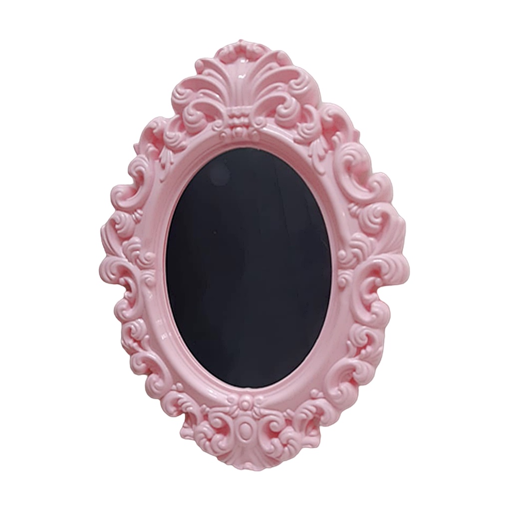Espelho Com Moldura Plástica Branca De Neve Preto Porta Retrato ou completo | Shopee Brasil