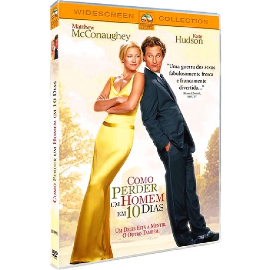 DVD Como Perder um Homem em 10 Dias (filme romance) original Shopee