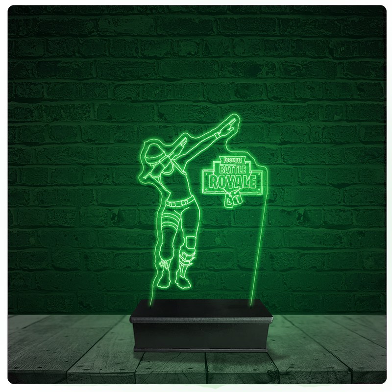 Luminária Abajur Acrílico Led - Fortnite Jogo 04