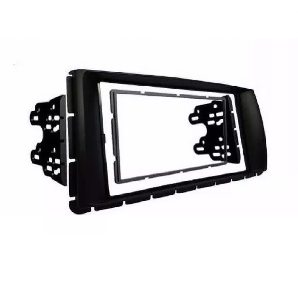Moldura Painel 2 Din 2din Hilux 2012 2013 2014 2015 Preta — imagem 2 de 2