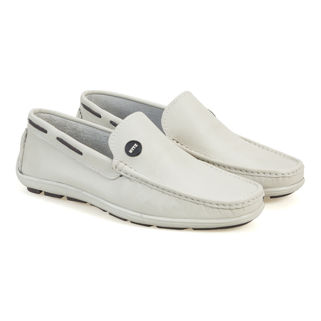 Driver Couro Legítimo Masculino Gelo Mocassin Slip On Clássico Lançamento macio e confortável Dockside Ref 789