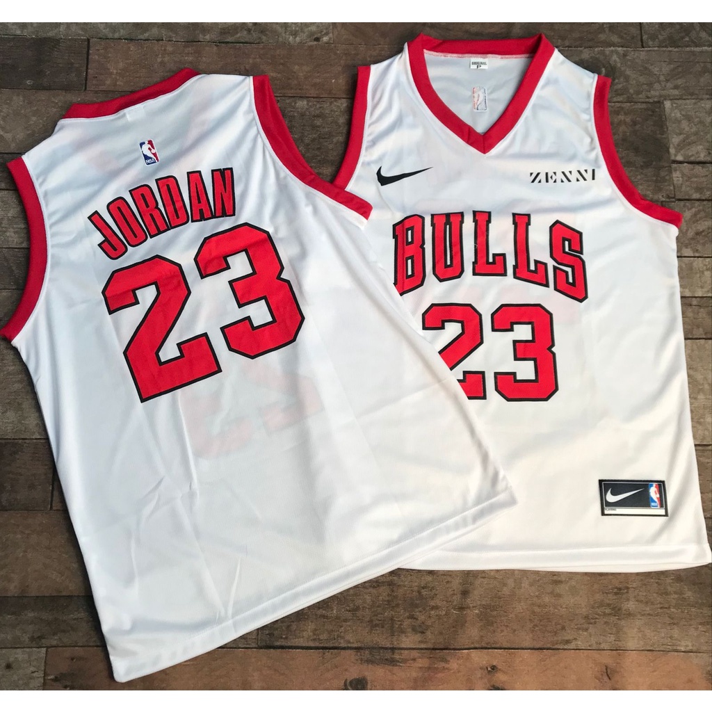 Camisa Regata De Time Basquete Nba Chicago Bulls Branca - Escorrega o Preço