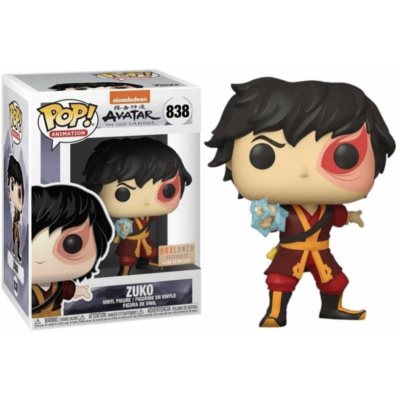 Funko POP Avatar Zuko 838 BoxLunch Exclusive