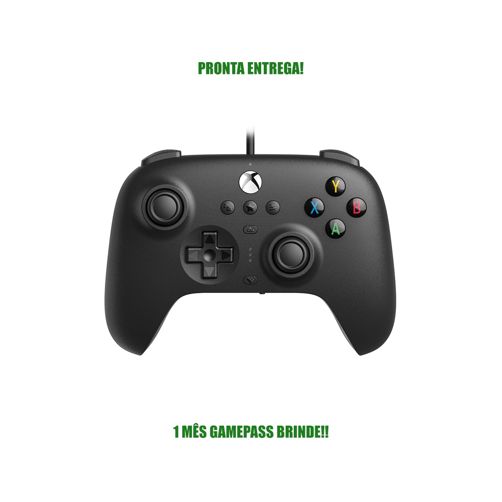 Controle 8bitdo Ultimate Pro Black - Para Xbox One / Series S E X e Pc - Original Pronta Entrega!