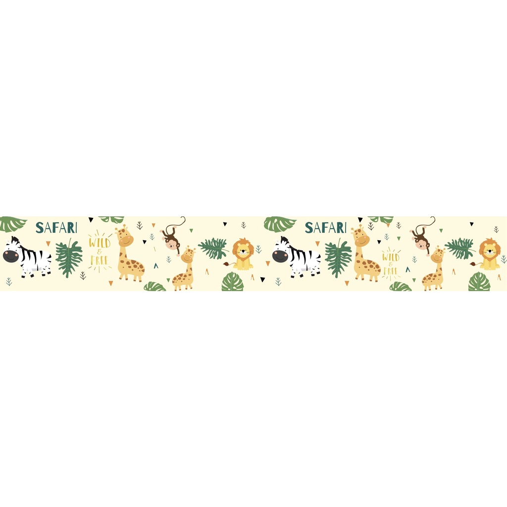 Faixa Decorativa autoadesiva - infantil decorativa Safari 02