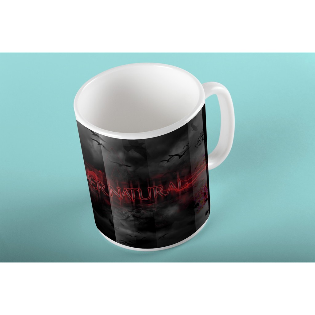 Caneca Supernatural 8 Série Dean Sam Winchester