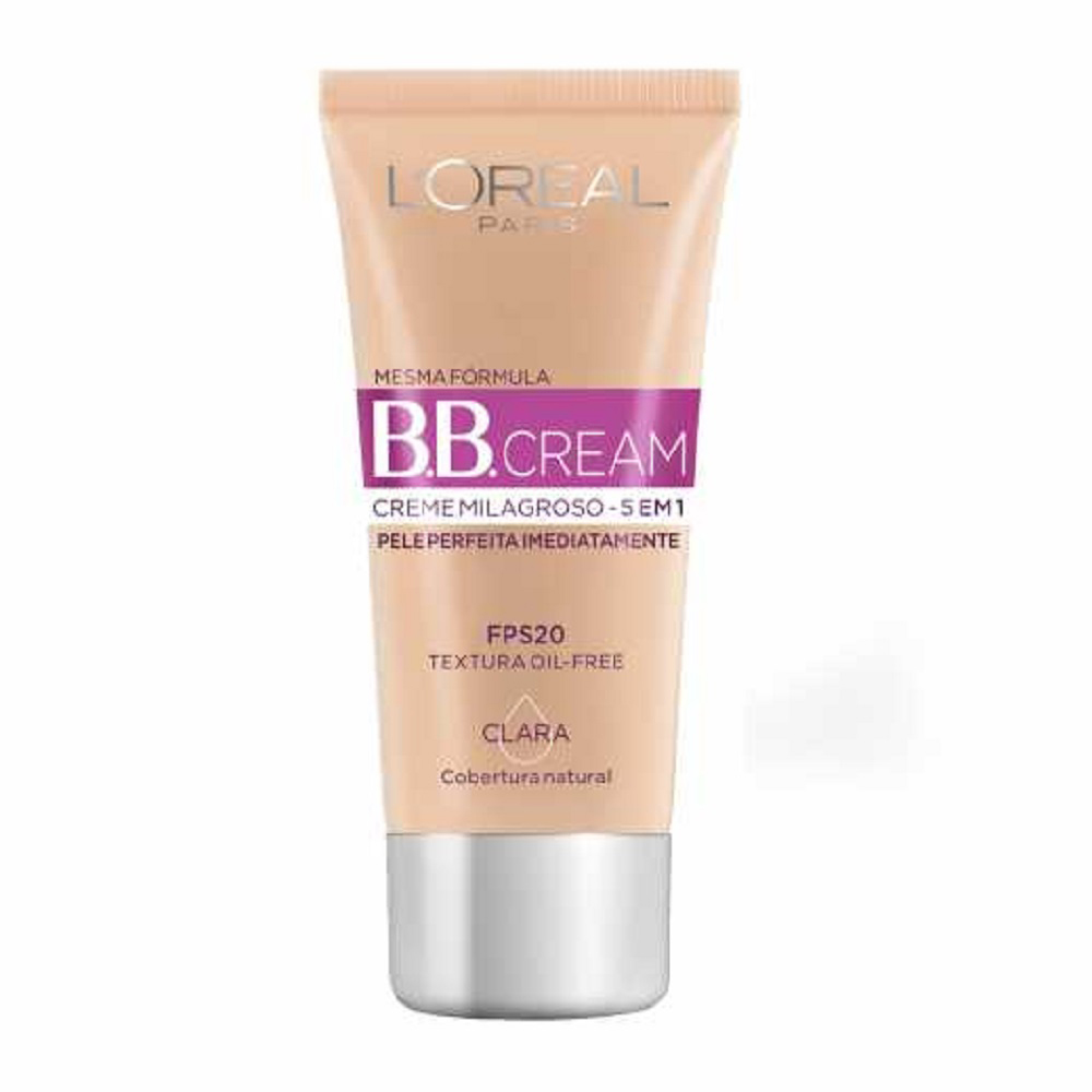 Base BB Cream FPS 20 Pele Clara (2.0) 30ml Creme Milagroso 5 em 1