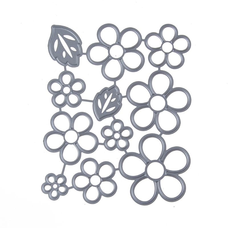 blg Folhas Corte Metal Estêncil Scrapbooking Álbum Carimbo Cartão Gravação Ar em Oferta na Shopee