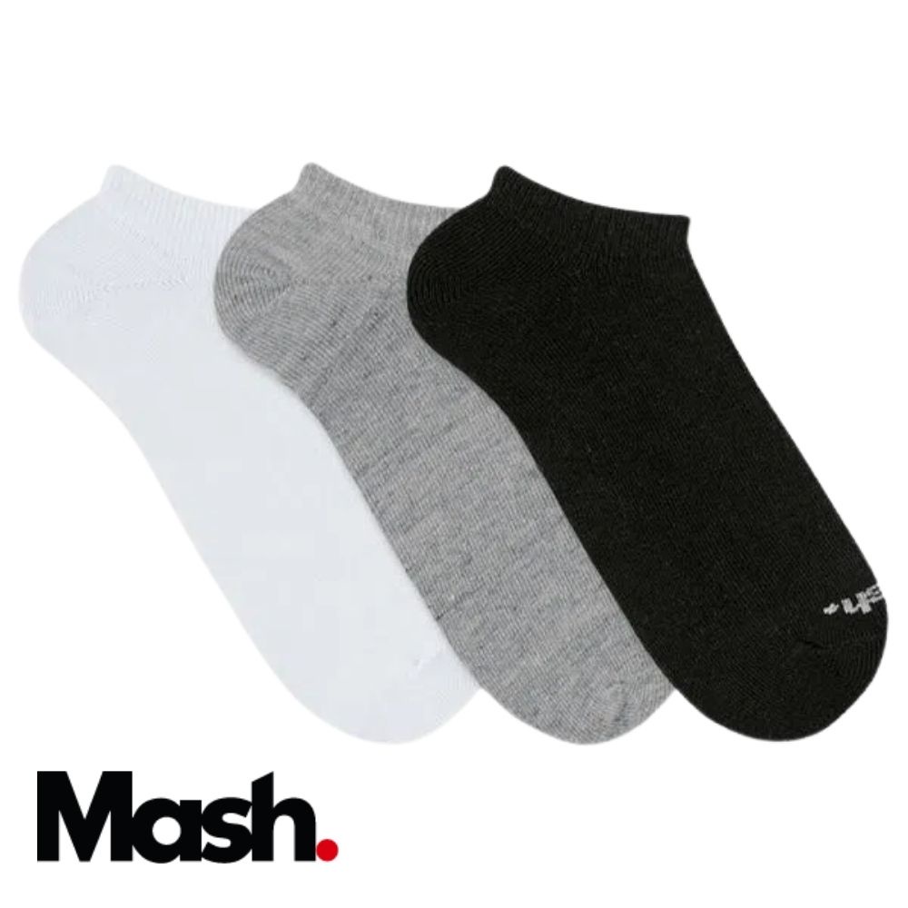 Kit Com 6 Pares Meias Invisivel Sapatilha Mash Com NF