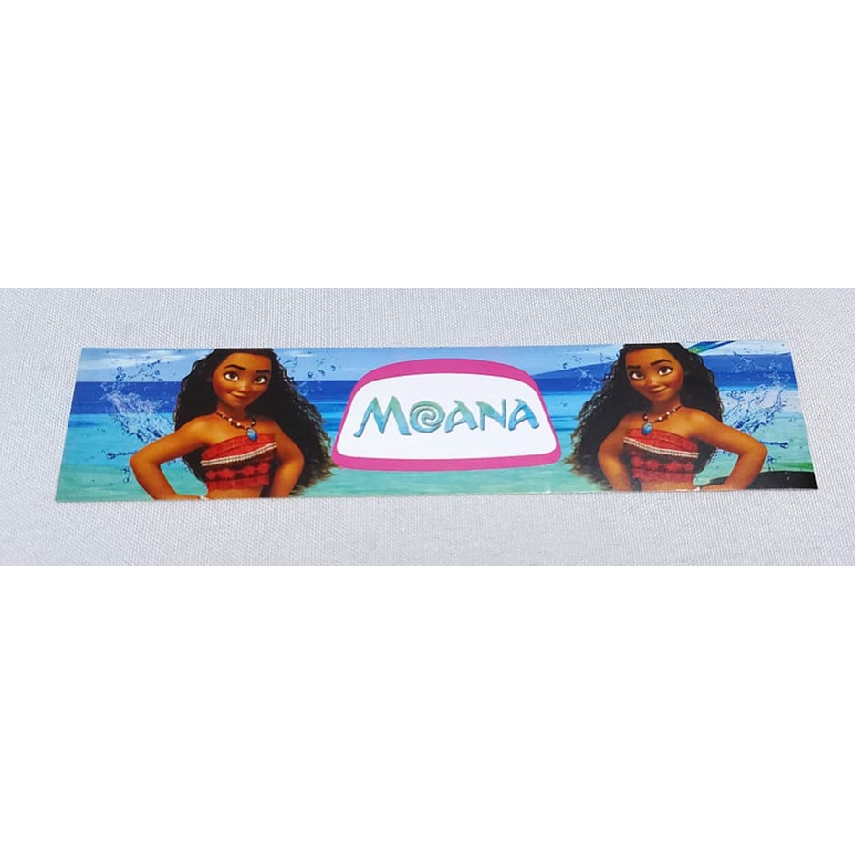 Adesivo Rotulo Garrafinha Moana (10 adesivos)