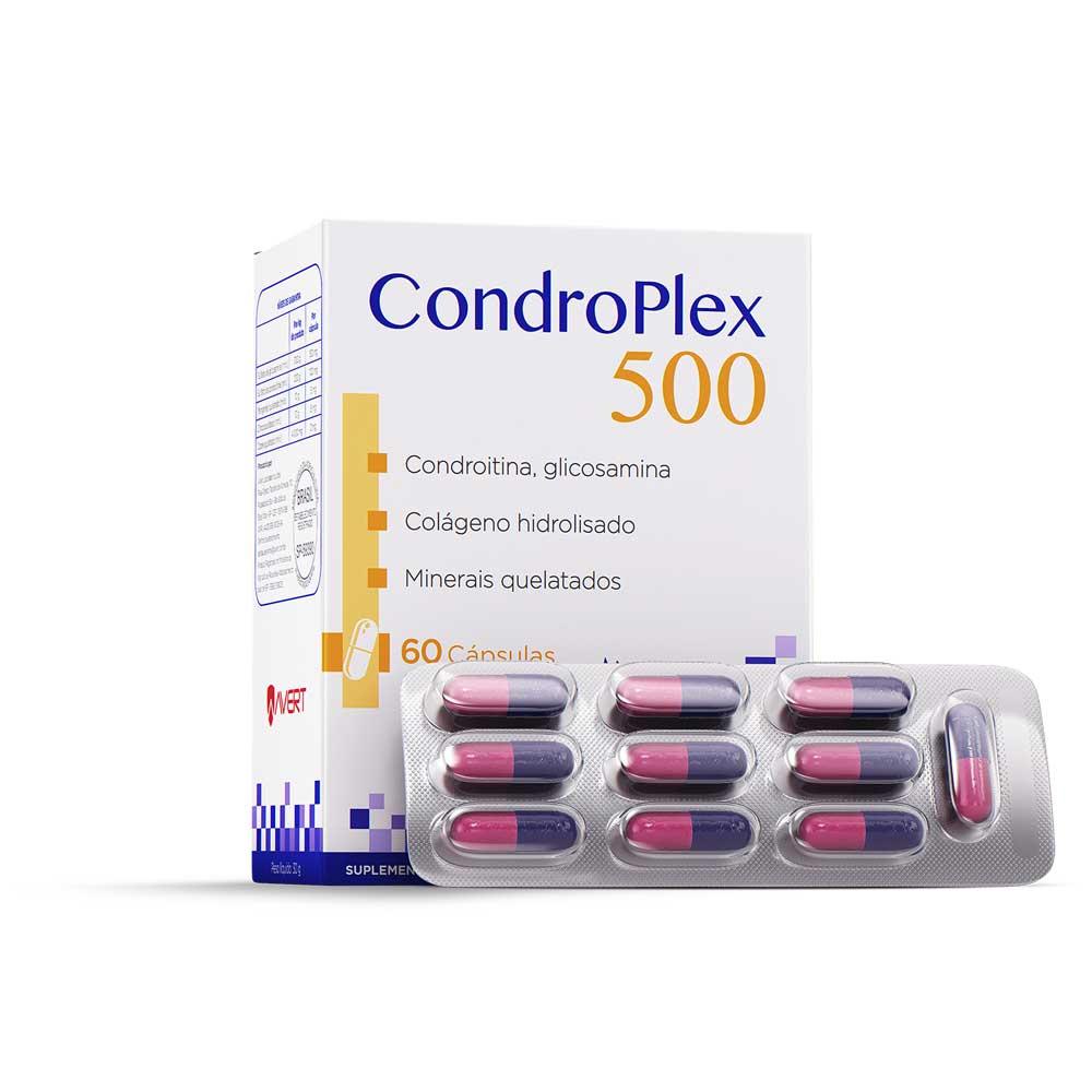 Suplemento Condroplex 500 com 60 Cápsulas - Pets