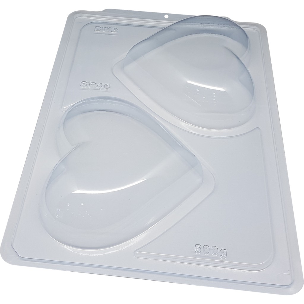 1~4 Forma BWB Com Silicone Semiprofissional,  Doces Finos Chocolates - SP Coração Especial 500g (CHOCO) em Oferta na Shopee