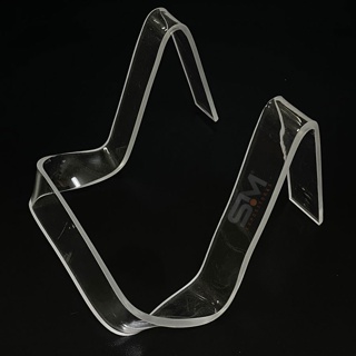 Porta Prato em acrílico 5 unidades, expositor de prato em Oferta na Shopee