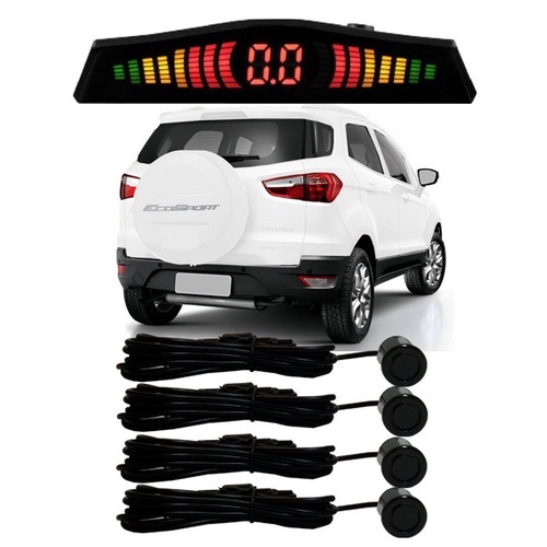 Sensor De Estacionamento Ré Ecosport Todos Os Modelos Preto em Oferta na Shopee