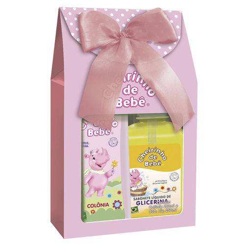 Kit Cheirinho De Bebe Colonia Sabonete Liquido Para Menina Shopee Brasil