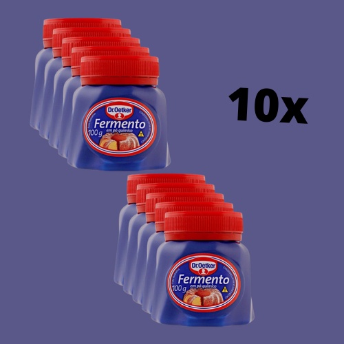 Kit C/10 Fermento Quimico Dr. Oetker 100g