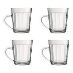 Xícara Americano CONJUNTO KIT COM 4PÇS 270ml Com Alça Caneca Café Chá VIDRO ( NADIR FIGUEIREDO )ENVIO IMEDIATO em Oferta na Shopee