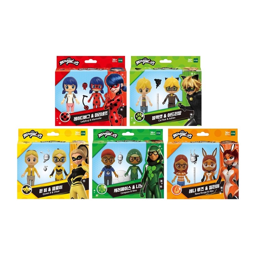 Miraculous Ladybug Joaninha Brinquedos Lady Bug Figuras Marinette Gato Preto Adrian Queenby Chloe Carraface Nino Renarus