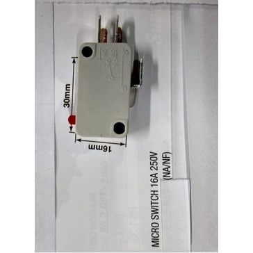 Chave Micro Switch Para Microondas 16a 250v Ac 3 Terminais