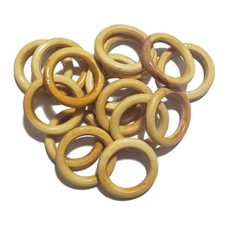 Argola de Madeira envernizada numero 1-  4.5 cm Porta Guardanapo 45 mm PCT 20,/50/100 UNID em Oferta na Shopee