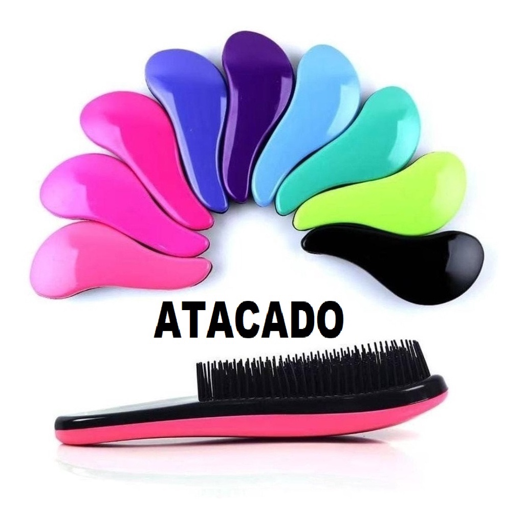 10 Escovas  Atacado Magicas Desembaraçar Cabelo Promoção