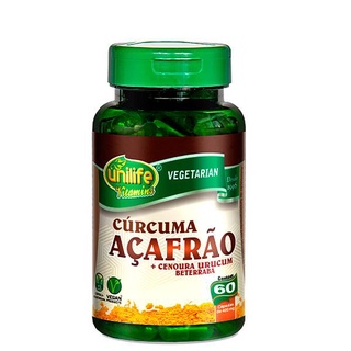 Cúrcuma Açafrão Unilife 60 Cápsulas de 500mg