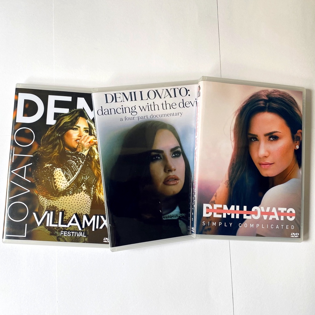 DVD Demi Lovato VillaMix Festival, DVD Demi Lovato Simply Complicated, DVD Demi Lovato Dancing With The Devil
