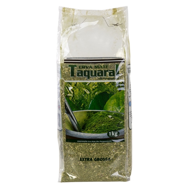 Erva Mate Taquaral Moída Extra Grossa 1kg (Para chimarrão)