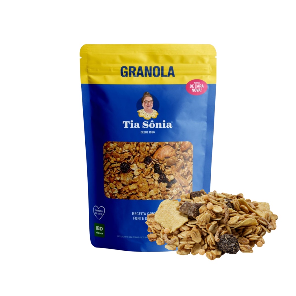 Granola Tia Sônia 200G Premium Tradicional com Castanha de Caju - ENVIO IMEDIATO em Oferta na Shopee