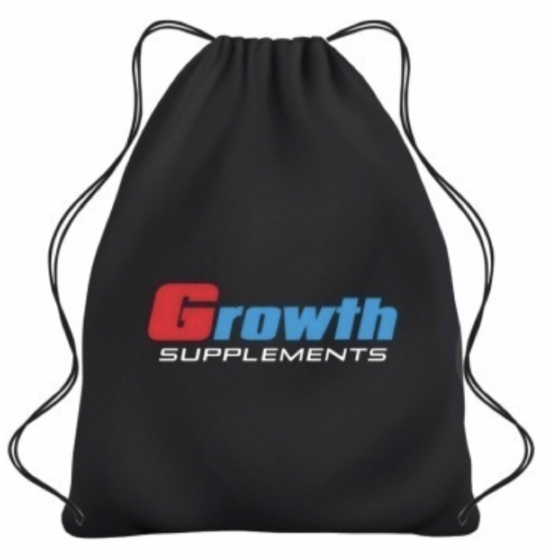 Sacola Tipo Mochila Saco De Academia Growth Supplements Shopee Brasil