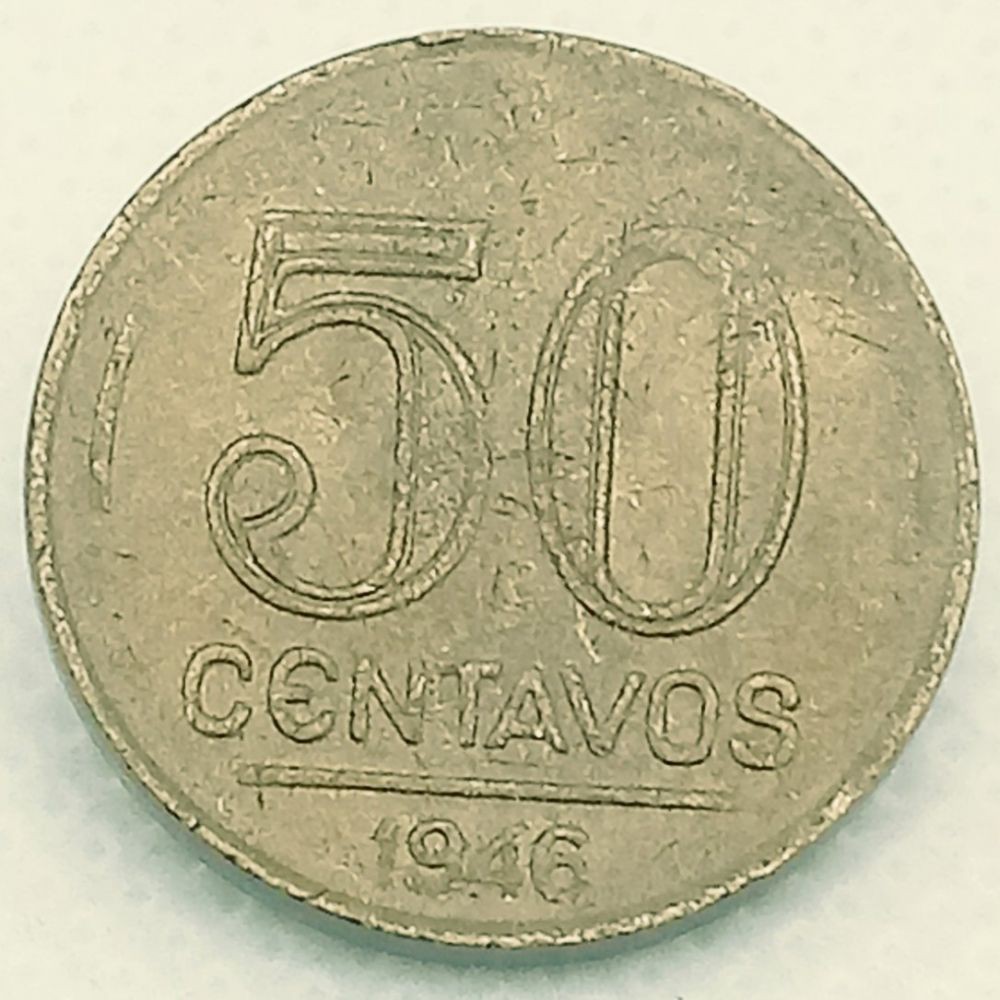 Moeda 50 Centavos 1946 - Getúlio Vargas