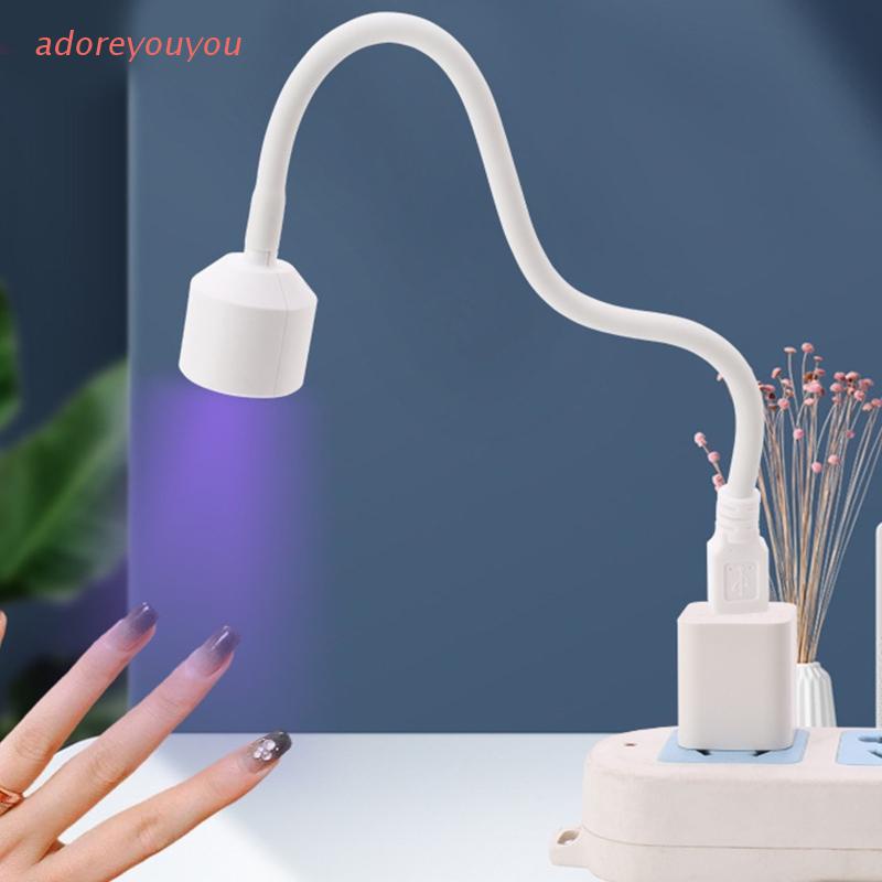 ADO 6W Lâmpada Unha Com Claro LED USB Para Manicure/Arte