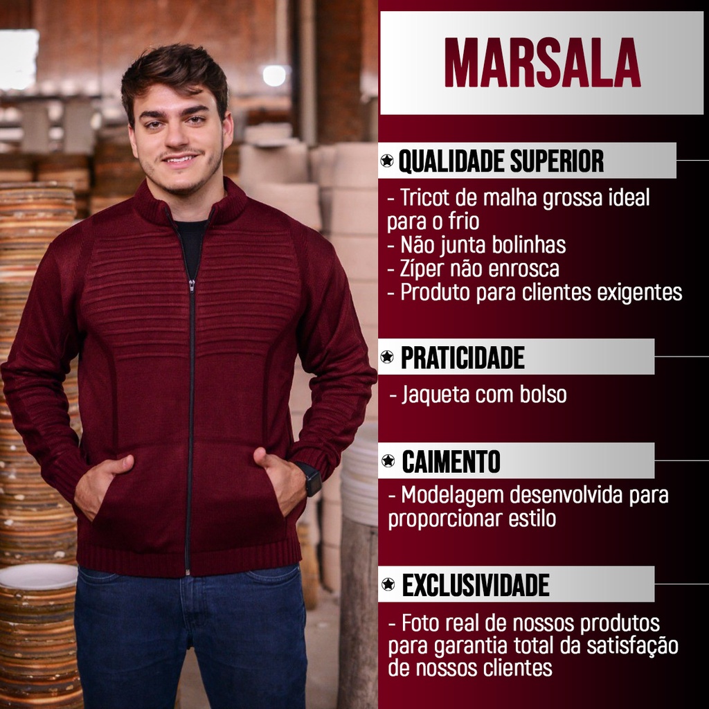 Detalhes do Jaqueta Masculina Blusa De Frio Casaco Aberto Com Bolso E Ziper Tricot