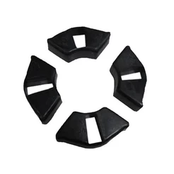 Kit 4 Peças Borracha do Cubo Traseiro Yamaha -Crypton/Factor 125/Fazer 150/Rd/Rdz/Rx/TT/Ybr 125 Max 125 / Hunter 125