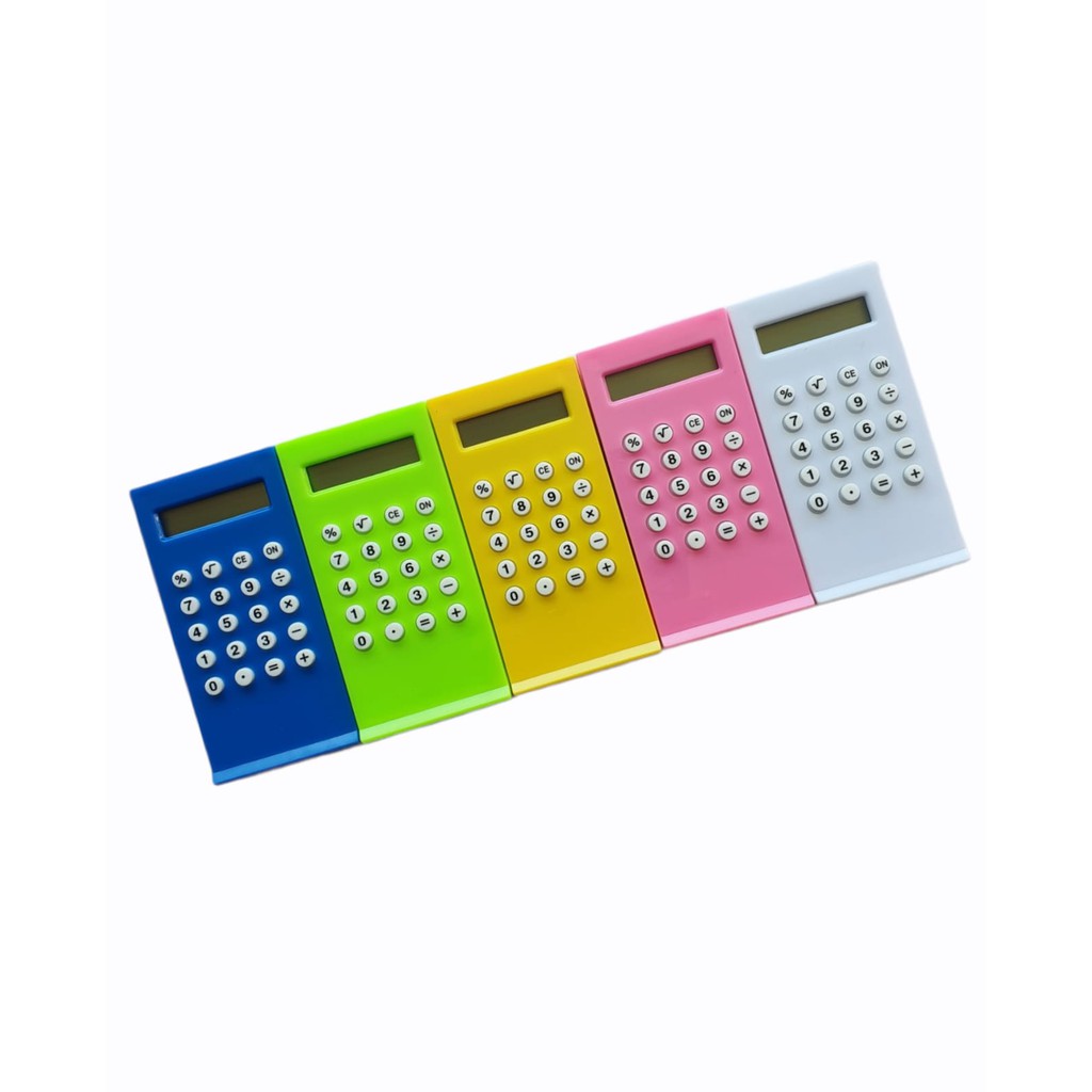 Mini Calculadora Encaixe De Calça Portátil De Plástico 7cm