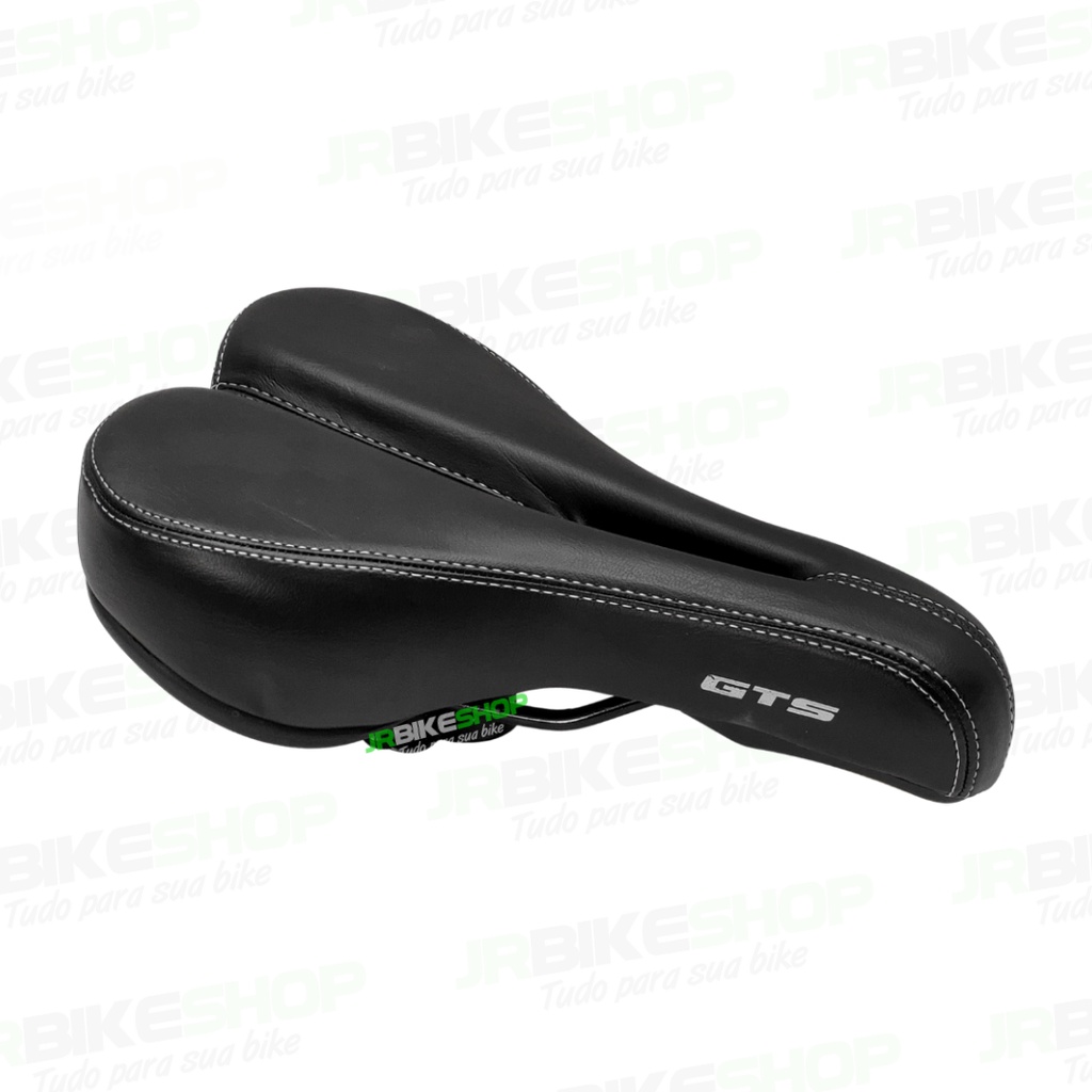 Selim Banco Bike Mtb Vazado Gts Tec - Preto Promoção