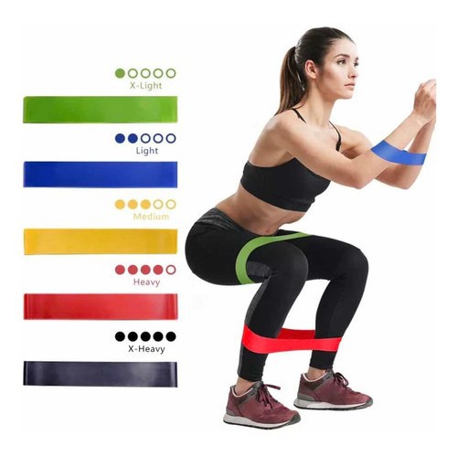 Mini band faixa elastica Elastico de exercicios esporte e musculação e fisioterapia Fitness.
