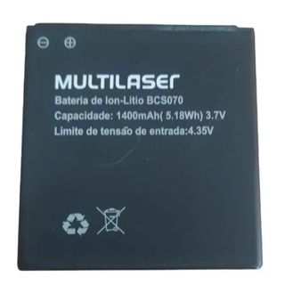 Bateria Bcs070 Multilaser Ms40g P9070 P9071 Pr376 -
