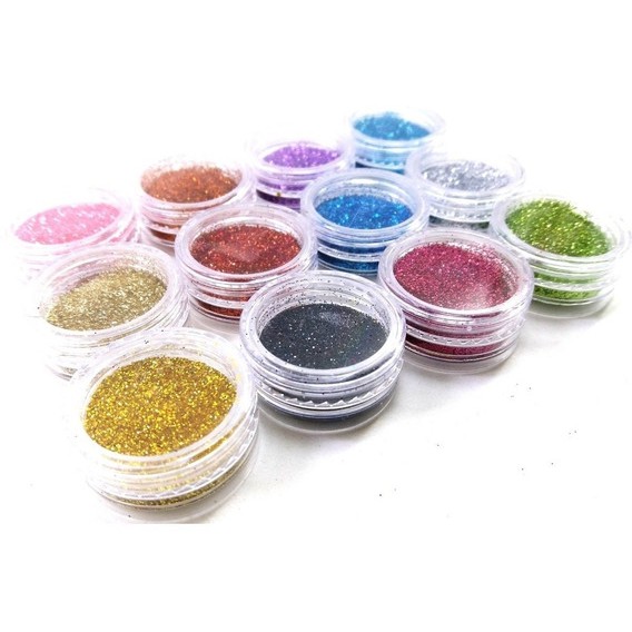 Glitter Unhas Importados  Promoção 30 Opções Cores