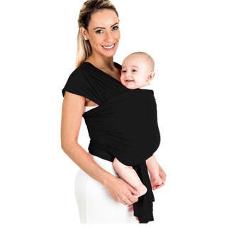 Baby Sling Mamãe Canguru Malha 100% Algodão - Super Macia/Confortável em Oferta na Shopee
