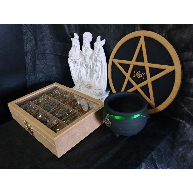Vidrinho Magico dos 4 Elementos Terra Ar Fogo Agua Magia Bruxaria Altar  Magico - Escorrega o Preço
