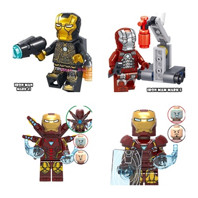 Boneco Lego Homem De Ferro Bonecos De Montar Vingadores Marvel | Shopee ...