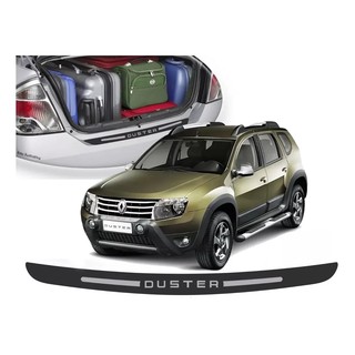 Protetor Soleira Adesivo Porta Malas Renault Duster Cinza