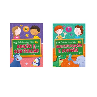 Kit Livro Cálculos Divertidos em Oferta na Shopee