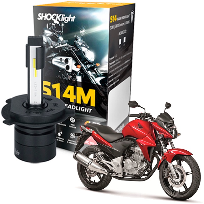 Lâmpada Ultraled Farol Moto Cb 300r 2010 2011 2012 6000k em Oferta na Shopee